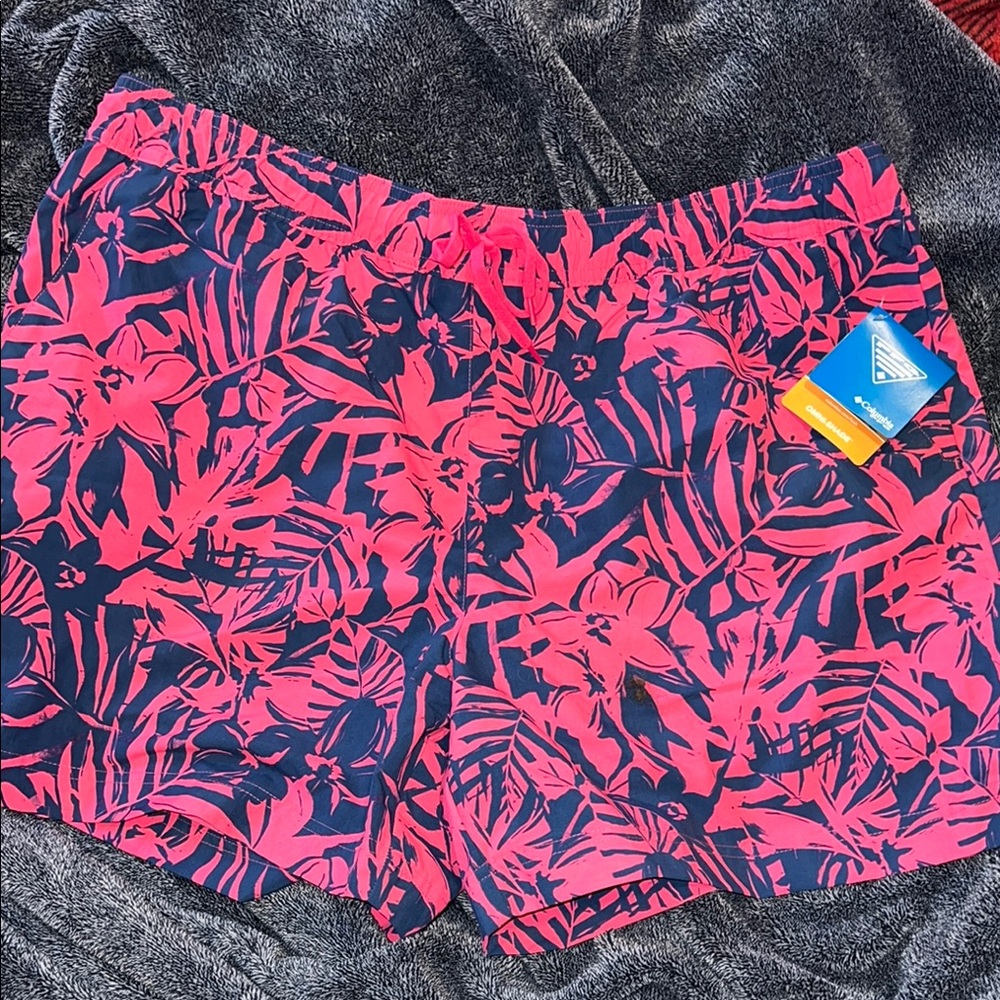 Columbia Tropical Pink and Blue Women's Shorts